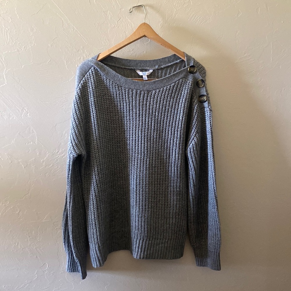 Dark gray sweater
